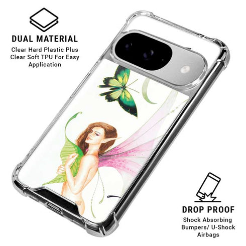 Butterfly Fairy by LA Williams Google Pixel 10 Clear Case